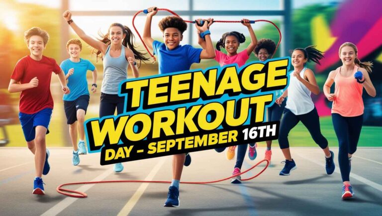 Teenage Workout Day: Embracing Fitness on September 16th