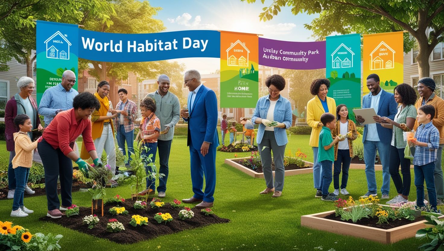 World Habitat Day Celebrating Sustainable Urban Development on 7th